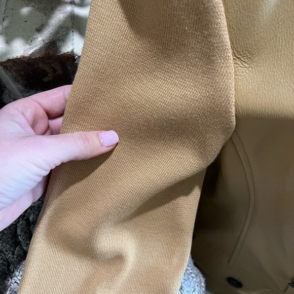 Nygard Camel Leather Jacket 6/8 - Picture 2 of 7